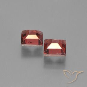 Gemme di Granato Piropo Rosso scuro naturale da 1.77 ct, Quadrato, VS
