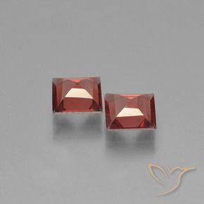 Gemme di Granato Piropo Rosso medio naturale da 1.33 ct, Quadrato, VS