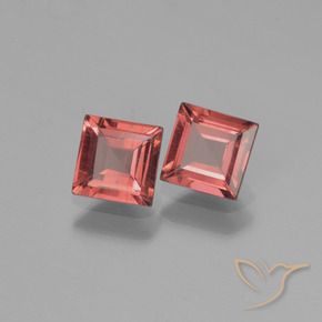 Gemme di Granato Piropo Rosso scuro naturale da 1.60 ct, Quadrato, VS