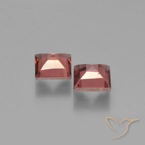 Gemme di Granato Piropo Rosso scuro naturale da 1.60 ct, Quadrato, VS