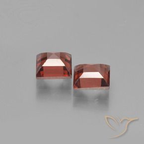 Gemme di Granato Piropo Rosso scarlatto naturale da 1.60 ct, Quadrato, VVS