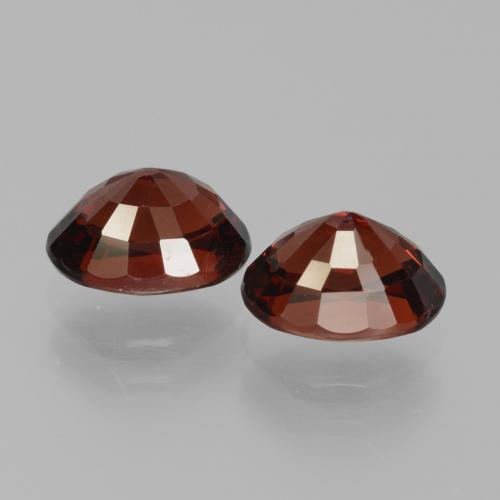 Granato piropo naturale rosso da 3,76 ct, taglio ovale, VVS-VS