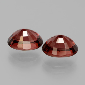 Granato piropo naturale rosso da 3,88 ct, taglio ovale, VVS-VS