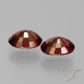 Granato piropo naturale rosso da 3,13 ct, taglio ovale, VVS-VS