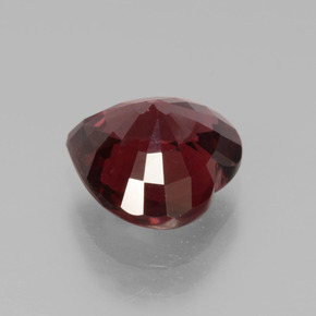 Granato piropo naturale rosso da 3,25 ct, a forma di cuore, VS