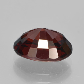 Granato Piropo Rosso naturale da 3.48 ct, Taglio ovale, VVS
