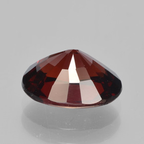 Granato Piropo Rosso naturale da 3.29 ct, Taglio ovale, VVS-VS