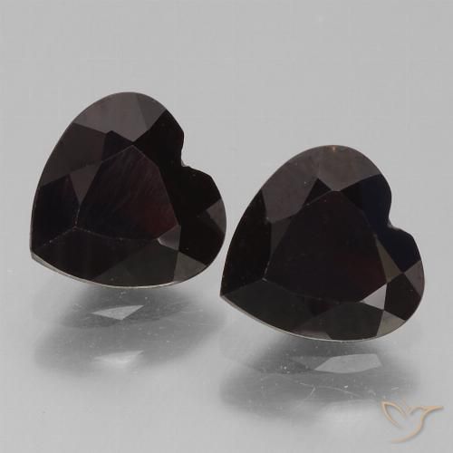 1.73ctw Naturale Rosso scuro Granato Piropo, Cuore, VVS-VS