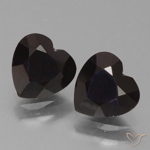 1.81ctw Naturale Rosso nerastro Granato Piropo, Cuore, VVS-VS