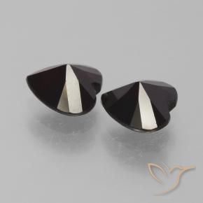 Gemme di Granato Piropo Rosso scuro naturale da 1.73 ct, Cuore, VVS-VS
