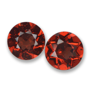 Granato piropo naturale rosso da 2,04 ct, taglio rotondo, VS