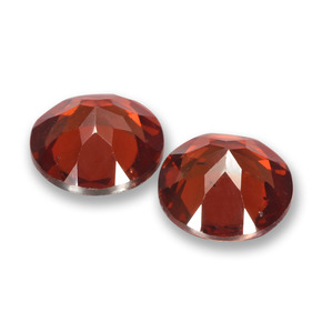 Granato piropo naturale rosso da 2,04 ct, taglio rotondo, VS