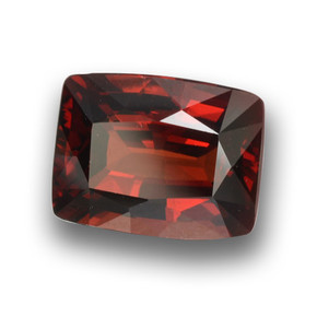 Granato piropo naturale rosso da 3,22 ct, taglio a cuscino, VVS-VS