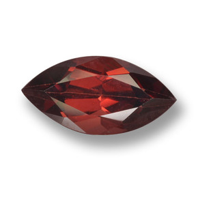 Granato Piropo Rosso naturale da 2.35 ct, Taglio marquise, VVS-VS