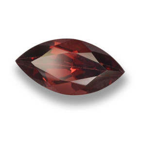 Granato Piropo Rosso naturale da 2.35 ct, Taglio marquise, VVS-VS