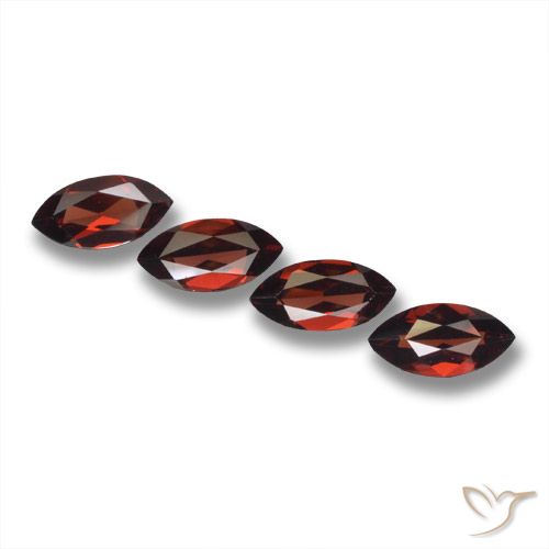 7.73ctw Naturale Rosso scuro Granato Piropo, Taglio marquise, VVS-VS