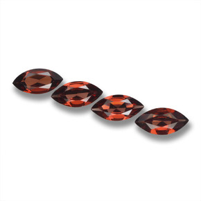 Granato piropo naturale rosso da 6,33 ct, marchesa, VVS