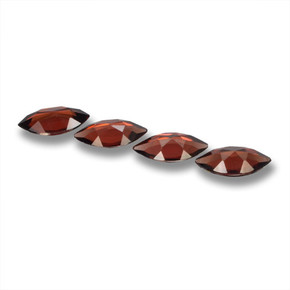 Granato piropo naturale rosso da 6,33 ct, marchesa, VVS