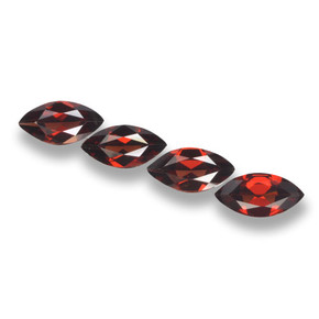Granato piropo naturale rosso da 6,89 ct, marchesa, VVS