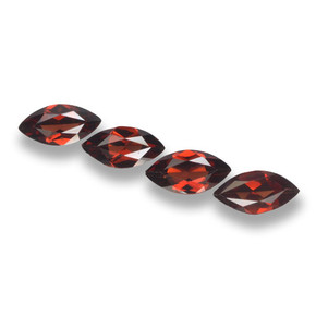 Granato piropo naturale rosso da 7,21 ct, marchesa, VVS