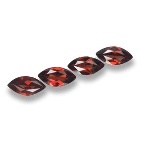 Granato piropo naturale rosso da 7,21 ct, marchesa, VVS
