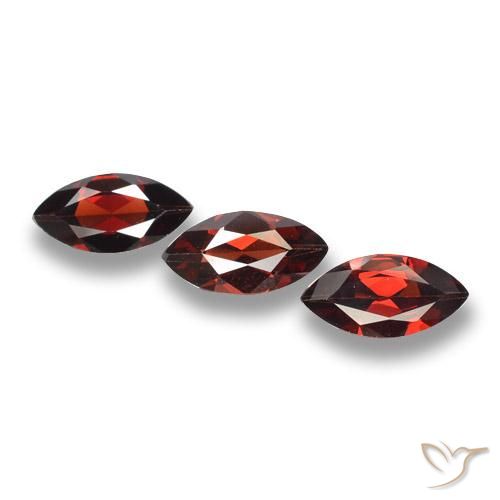 5.23ctw Naturale Rosso scuro Granato Piropo, Taglio marquise, VVS-VS