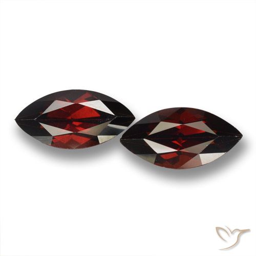 4.43ctw Naturale Rosso scuro Granato Piropo, Taglio marquise, VVS-VS