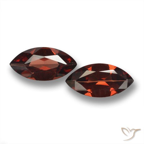 3.54ctw Naturale Rosso Merlot Granato Piropo, Taglio marquise, VVS-VS