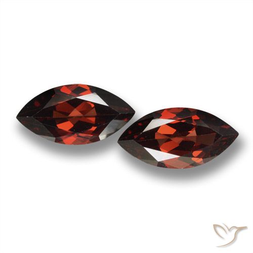 4.31ctw Naturale Rosso Sangue Profondo Granato Piropo, Taglio marquise, VVS-VS