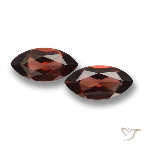 3.99ctw Naturale Rosso scuro Granato Piropo, Taglio marquise, VVS-VS