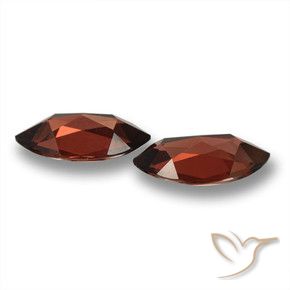 Gemme di Granato Piropo Rosso scuro naturale da 3.99 ct, Taglio marquise, VVS-VS