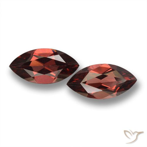 3.99ctw Naturale Rosso medio-scuro Granato Piropo, Taglio marquise, VVS-VS