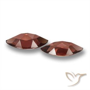 Gemme di Granato Piropo Rosso medio-scuro naturale da 3.99 ct, Taglio marquise, VVS-VS