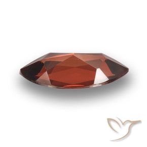 Granato Piropo Rosso Merlot naturale da 1.89 ct, Taglio marquise, VVS-VS