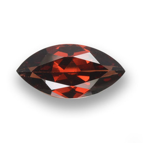 Granato piropo naturale rosso da 2,10 ct, marchesa, VVS-VS