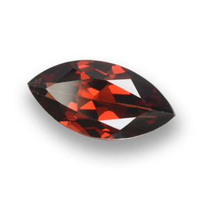 Granato piropo naturale rosso da 2,10 ct, marchesa, VVS-VS