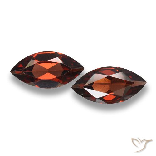 3.43ctw Naturale Rosso scuro Granato Piropo, Taglio marquise, VVS-VS