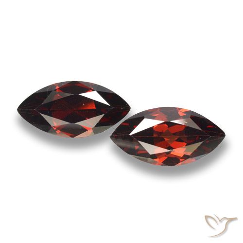 4.15ctw Naturale Rosso scuro Granato Piropo, Taglio marquise, VVS-VS
