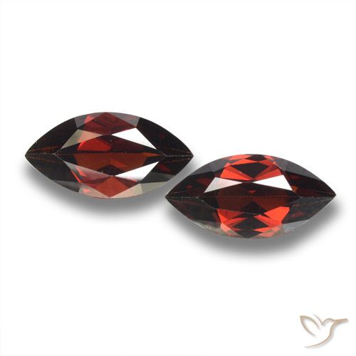 4.20ctw Naturale Rosso scuro Granato Piropo, Taglio marquise, VVS-VS
