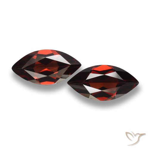 3.64ctw Naturale Rosso scuro Granato Piropo, Taglio marquise, VVS-VS