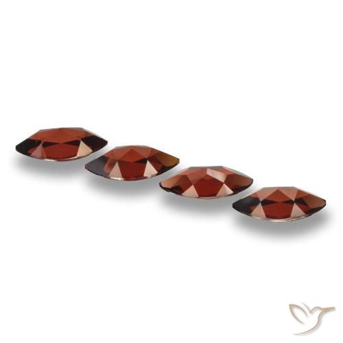 Gemme di Granato Piropo Rosso scuro naturale da 8.02 ct, Taglio marquise, VVS-VS