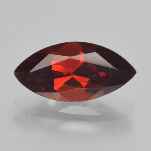 Granato piropo naturale rosso da 2,06 ct, marchesa, VVS-VS