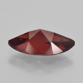 Granato piropo naturale rosso da 2,06 ct, marchesa, VVS-VS