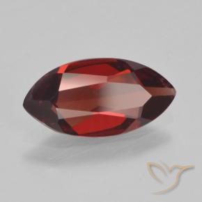 Granato Piropo Rosso scuro naturale da 1.71 ct, Taglio marquise, VVS-VS
