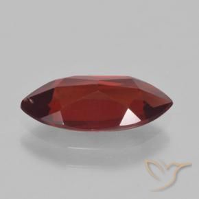Granato Piropo Rosso scuro naturale da 1.71 ct, Taglio marquise, VVS-VS