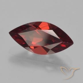 Granato Piropo Rosso scuro naturale da 1.90 ct, Taglio marquise, VVS-VS