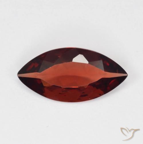 1.35ct Naturale Sangria rossa Granato Piropo, Taglio marquise, VVS