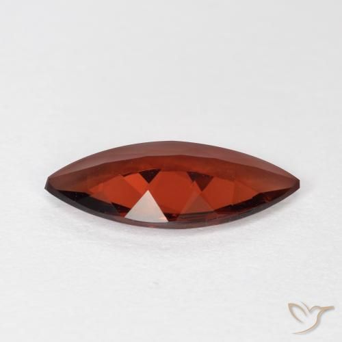 Granato Piropo Sangria rossa naturale da 1.35 ct, Taglio marquise, VVS