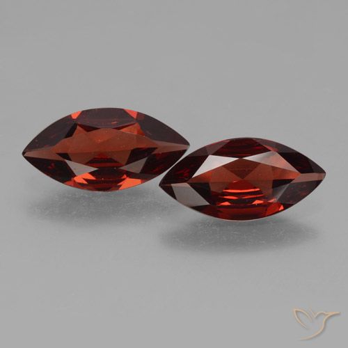 3.28ctw Naturale Rosso scuro Granato Piropo, Taglio marquise, VVS-VS