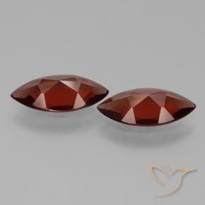 Gemme di Granato Piropo Rosso scuro naturale da 3.01 ct, Taglio marquise, VVS-VS